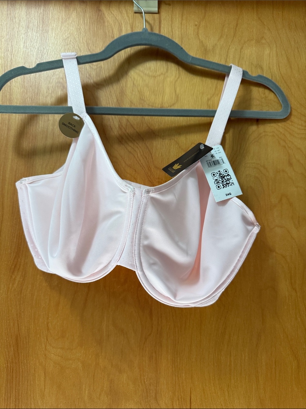 Wacoal Light Pink backSmooth Underwire minimizer Full-Coverage Bra